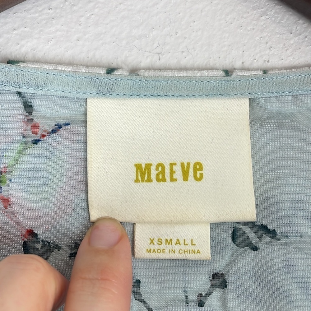 Anthropologie Maeve Umi Velvet Top - Picture 4 of 6